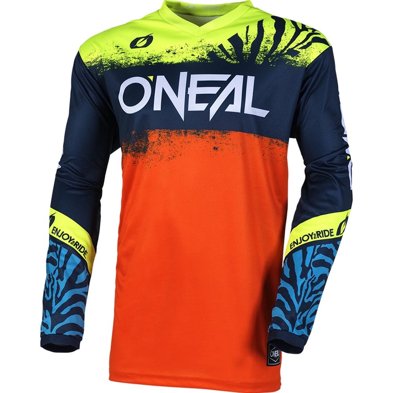 O'Neal Element Shocker Dječji motokros dres plavo-narančaste boje