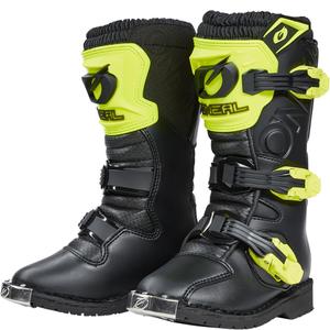 O'Neal Rider PRO dječje motokros čizme crno-fluo žute