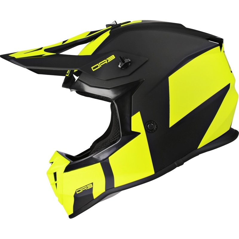 Motocross kaciga Lazer OR-3 Rocky crno-fluo žuta