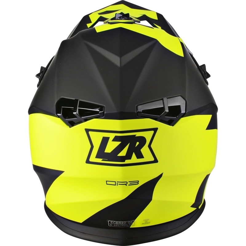 Motocross kaciga Lazer OR-3 Rocky crno-fluo žuta