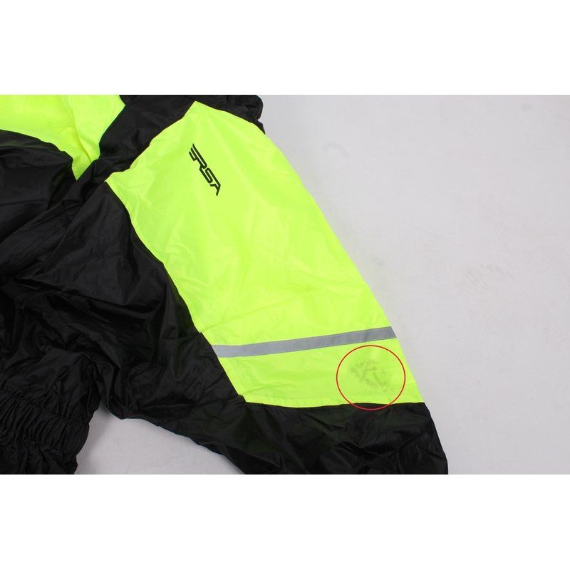 Kišni kombinezon RSA crno-fluo žuti - II. kvaliteta