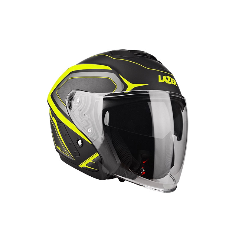 Lazer Tango Hexa Otvorena motociklistička kaciga Black-Fluo Yellow rasprodaja