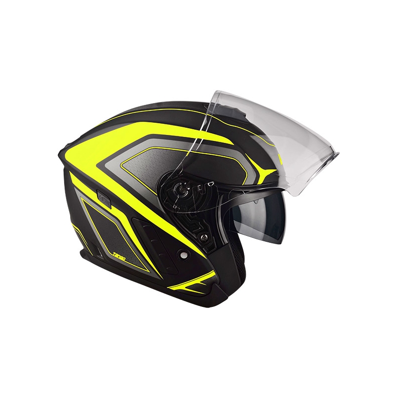 Lazer Tango Hexa Otvorena motociklistička kaciga Black-Fluo Yellow rasprodaja