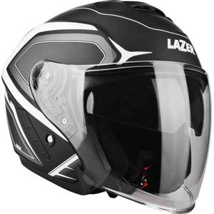 Otvorena motociklistička kaciga Lazer Tango Hexa crno-bijela