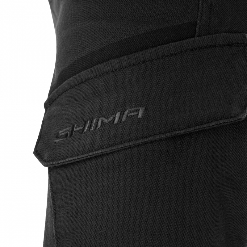 Shima Recon produžene motociklističke hlače crne boje