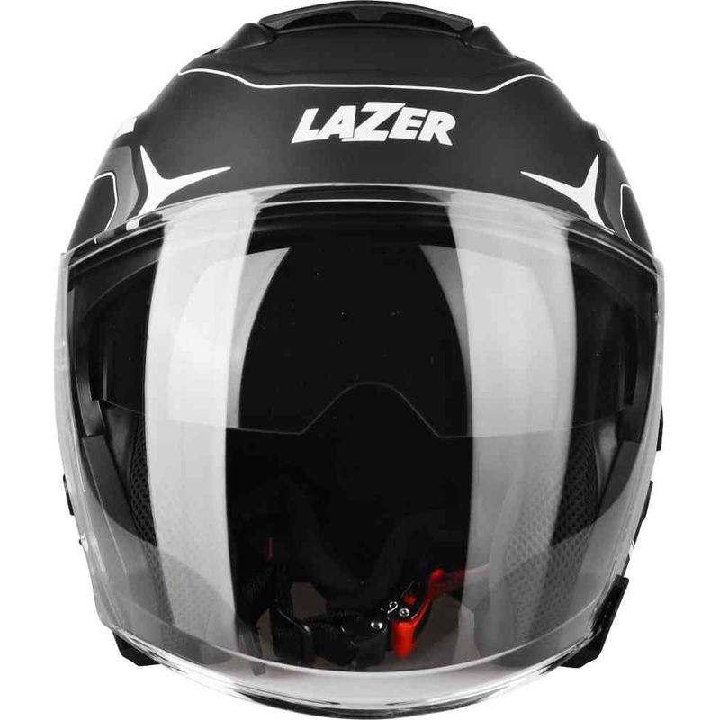 Otvorena motociklistička kaciga Lazer Tango Hexa crno-bijela