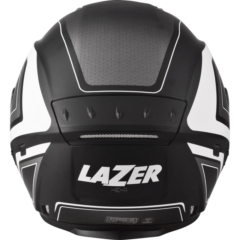 Otvorena motociklistička kaciga Lazer Tango Hexa crno-bijela
