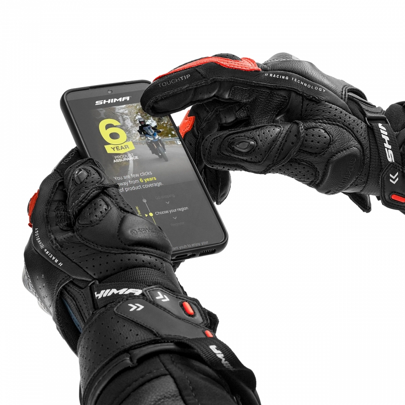 Motociklističke rukavice Shima RS-3 fluo crvene