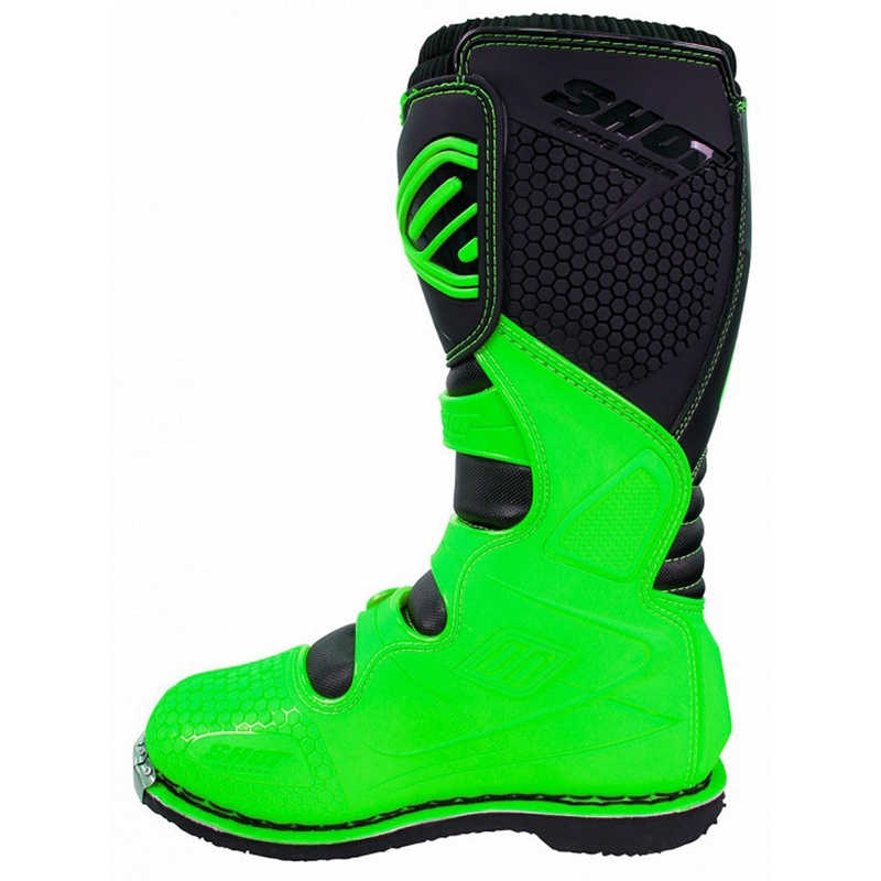 Motorističke čizme Shot X10 crno-fluo zelene