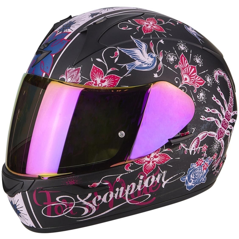 Scorpion EXO-390 Chica integralna kaciga crno-roza