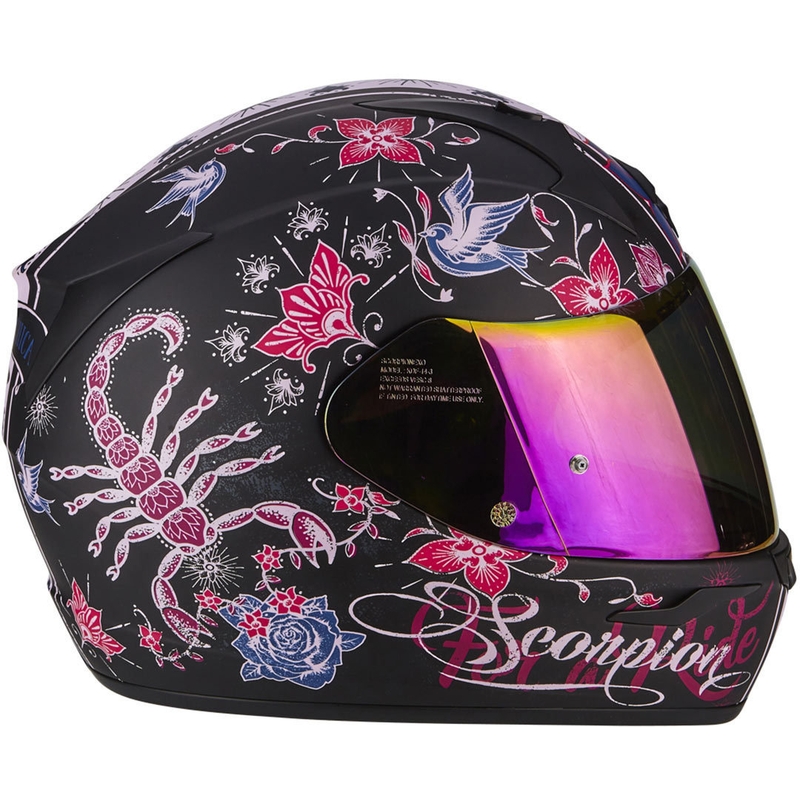 Scorpion EXO-390 Chica integralna kaciga crno-roza