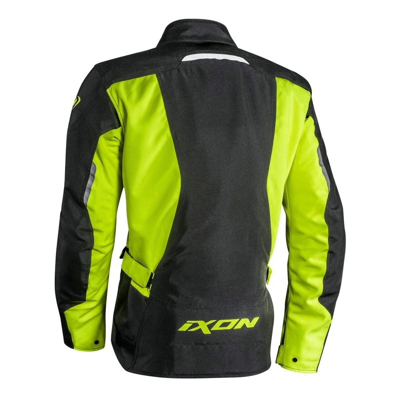 Motoristička jakna IXON Summit 2 crno-fluo žuta rasprodaja