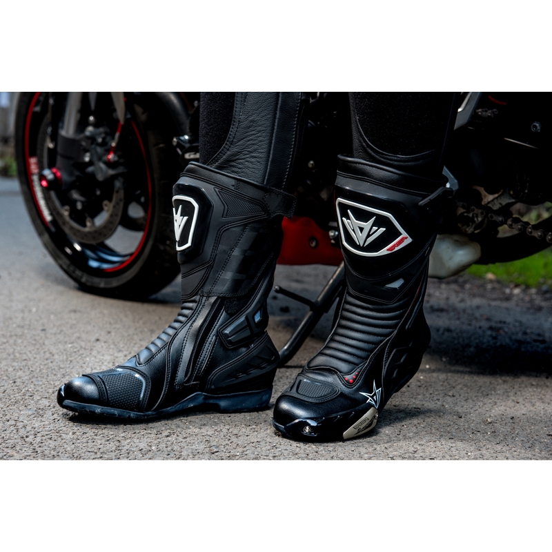 Motorističke čizme RSA GP-01 crne rasprodaja