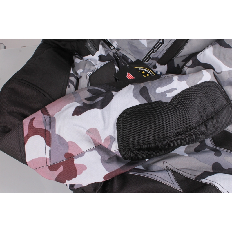 Motociklistička jakna RSA Camouflage siva - II. kvaliteta