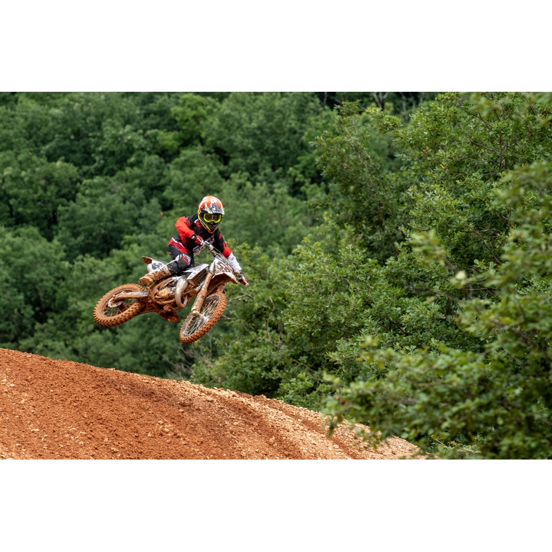 Dječje motocross hlače Shot DEVO Ultimate crno-crvene