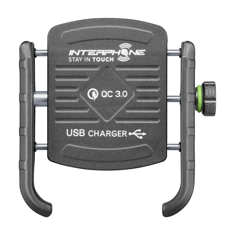 Univerzalni Motocrab interfonski držač s USB priključkom