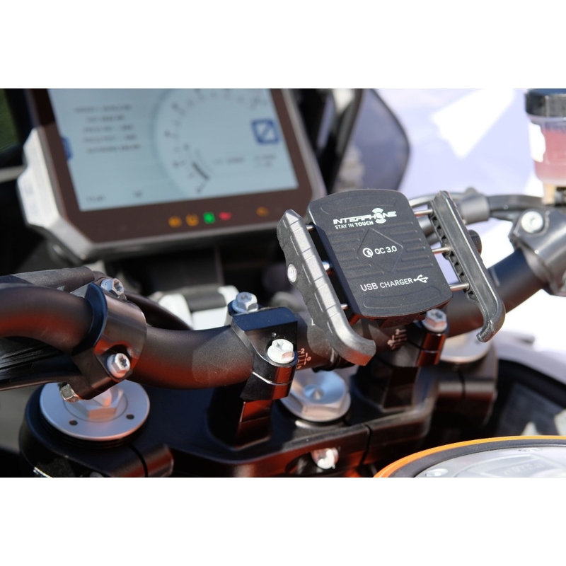 Univerzalni Motocrab interfonski držač s USB priključkom