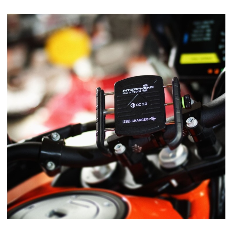 Univerzalni Motocrab interfonski držač s USB priključkom