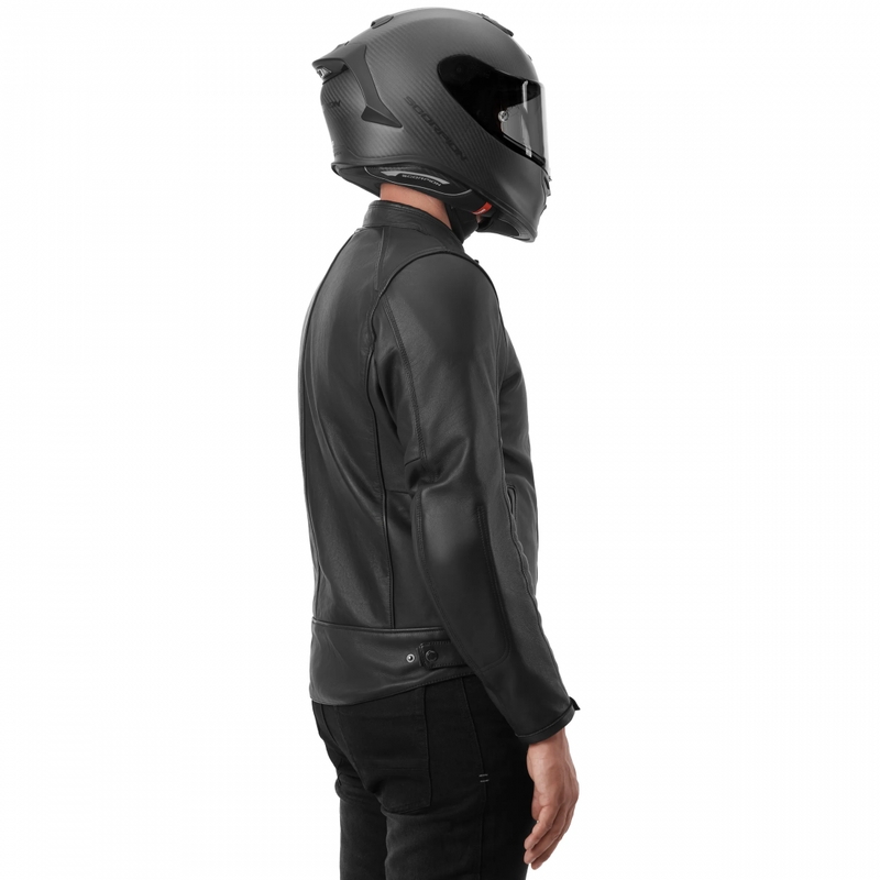 Kožna motociklistička jakna Shima Hunter 3.0 crna