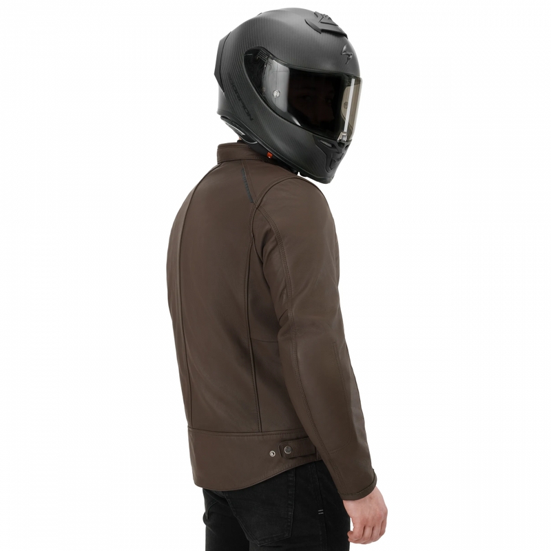 Shima Hunter 3.0 kožna motociklistička jakna smeđe boje