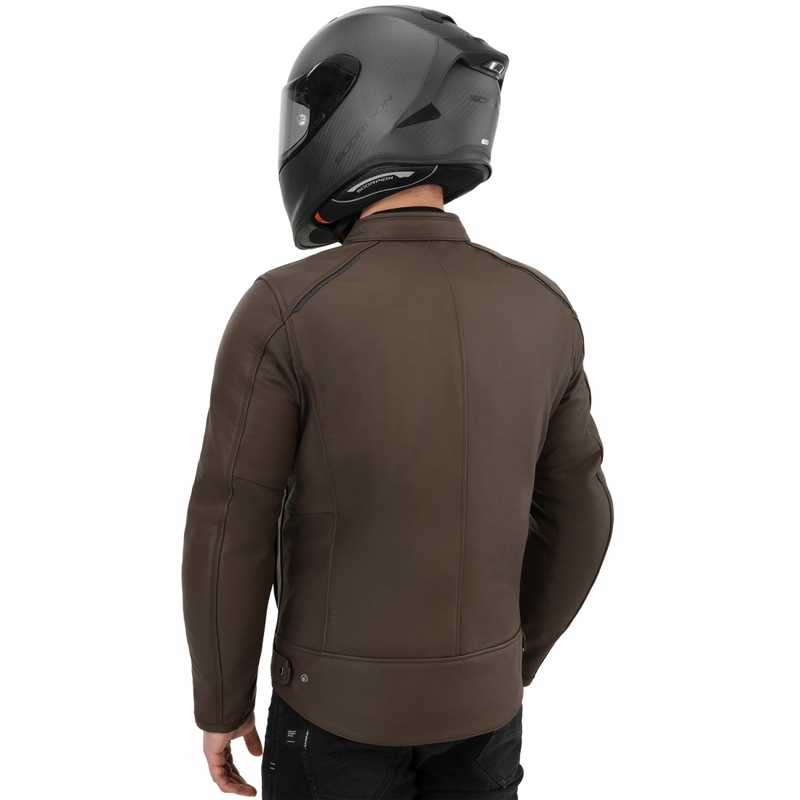 Shima Hunter 3.0 kožna motociklistička jakna smeđe boje