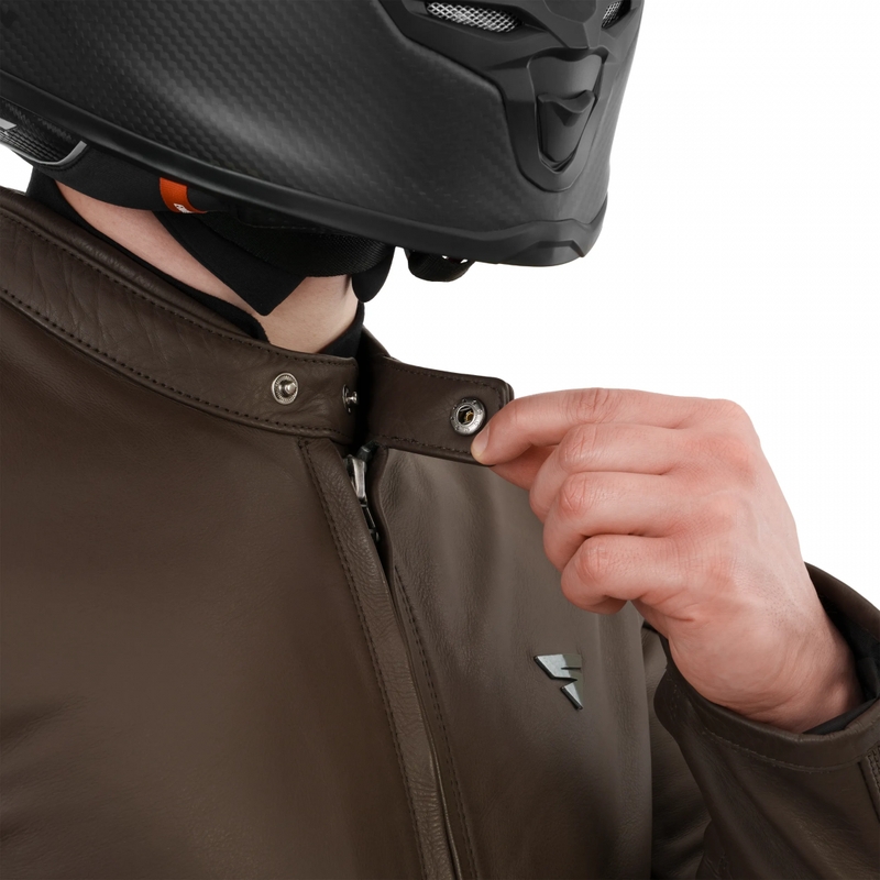 Shima Hunter 3.0 kožna motociklistička jakna smeđe boje