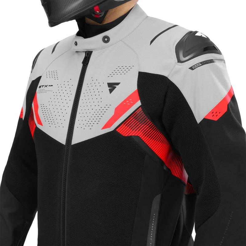 Shima STX Air motociklistička jakna sivo-crvena