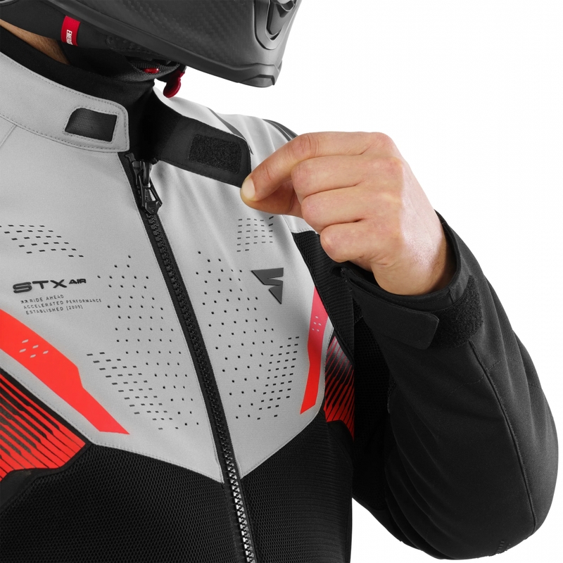 Shima STX Air motociklistička jakna sivo-crvena