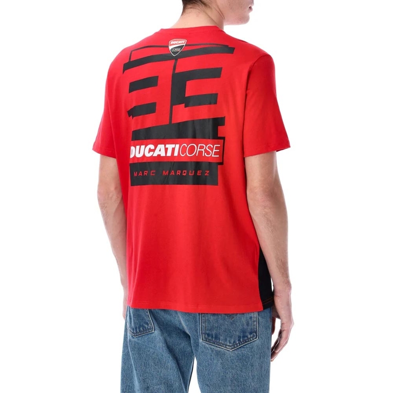 Ducati Corse Marc Marquez majica kratkih rukava s logom crvene boje