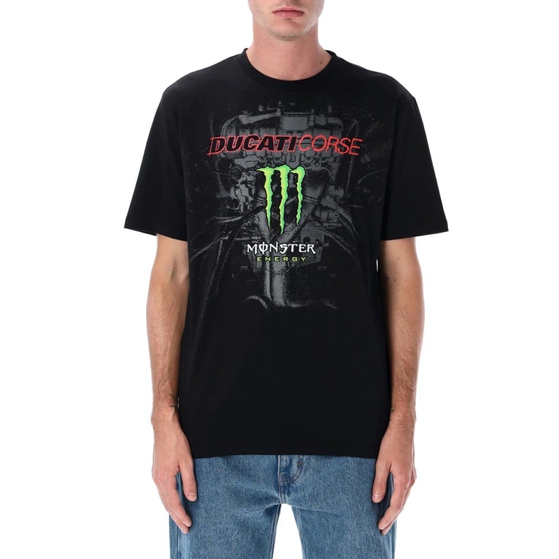 Ducati Corse Monster Energy majica kratkih rukava crna