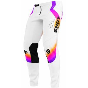Shot Contact Stream motokros hlače bijele boje