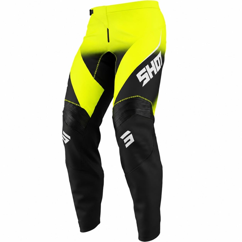 Motokros hlače Shot Draw Clash fluo žute