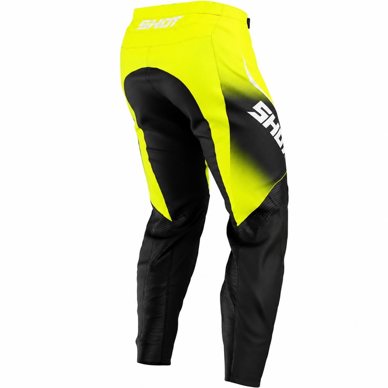 Motokros hlače Shot Draw Clash fluo žute