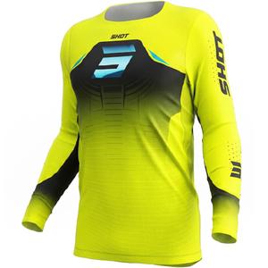 Motokros dres Shot Aerolite Phase fluo žuti