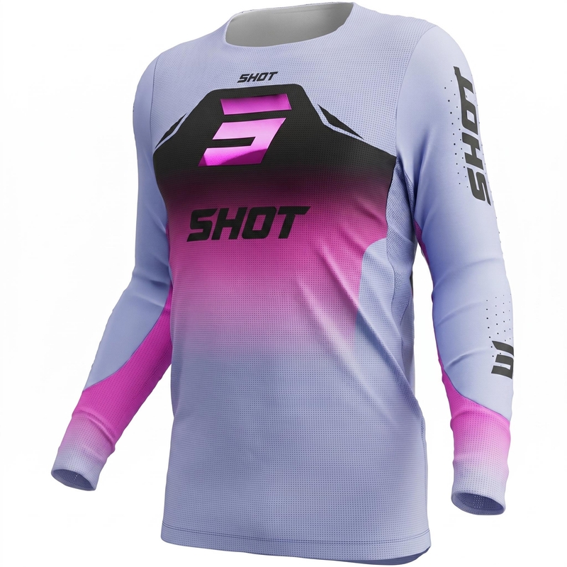 Ljubičasti motokros dres Shot Aerolite Phase