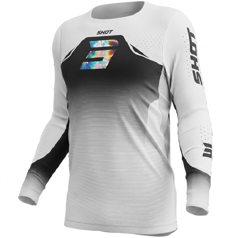 Bijeli motokros dres Shot Aerolite Phase