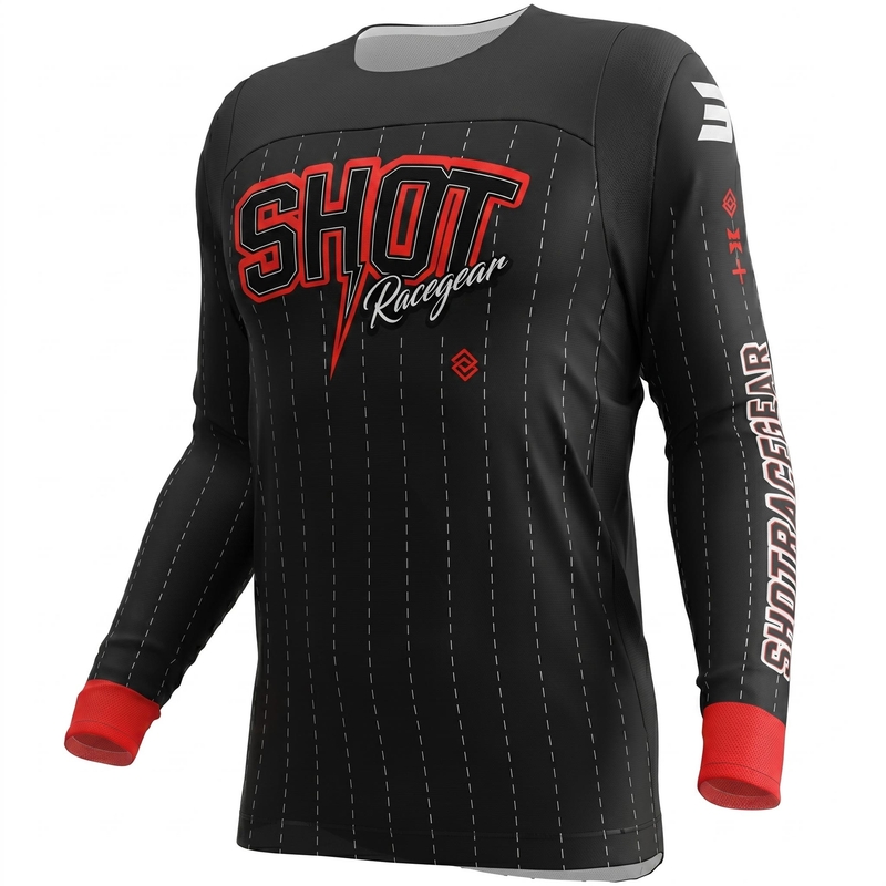 Crni motokros dres Shot Contact Dawg