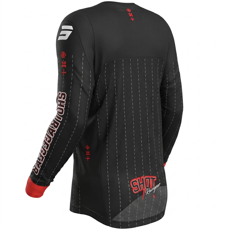 Crni motokros dres Shot Contact Dawg