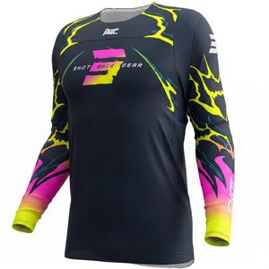 Motokros dres Shot Contact Rac plavi