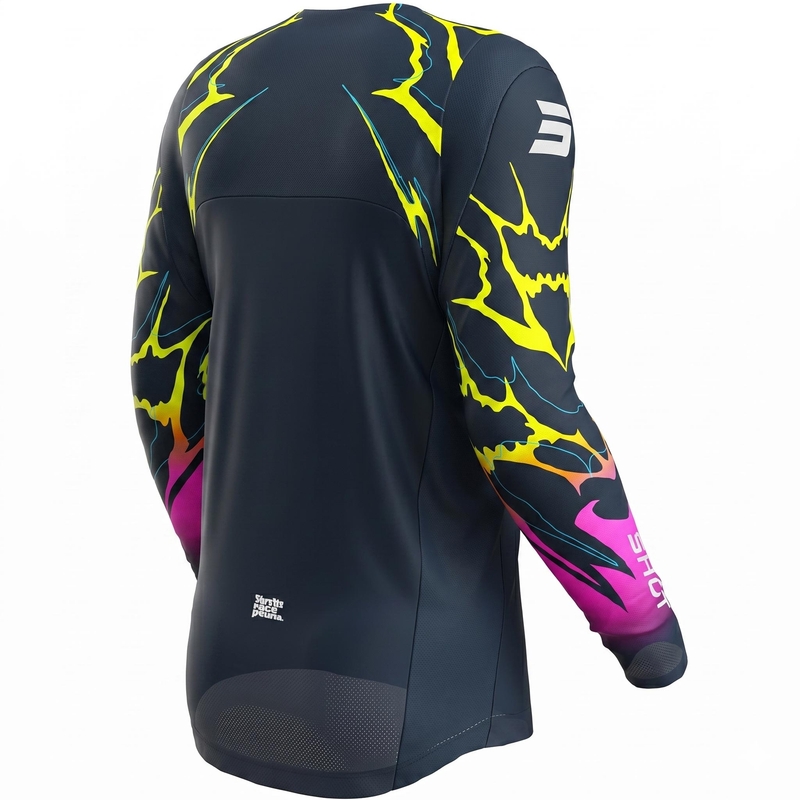 Motokros dres Shot Contact Rac plavi