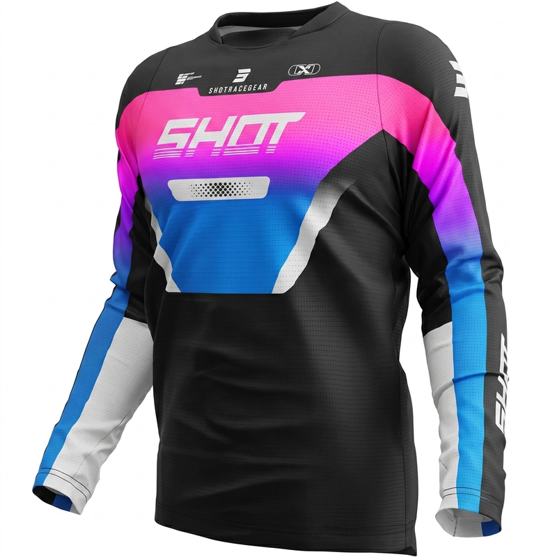Shot Devo Struck motokros dres roze boje