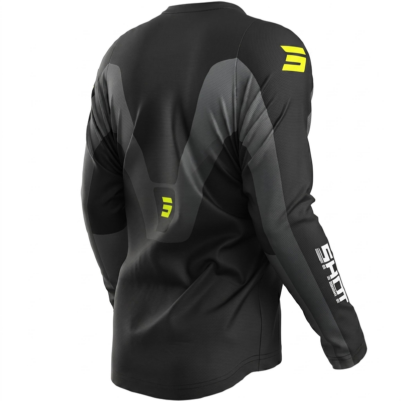 Motokros dres Shot Devo Struck sivi