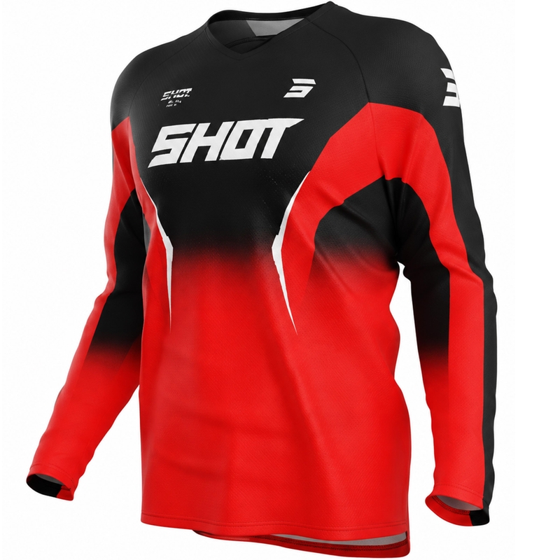 Motokros dres Shot Draw Clash crveni