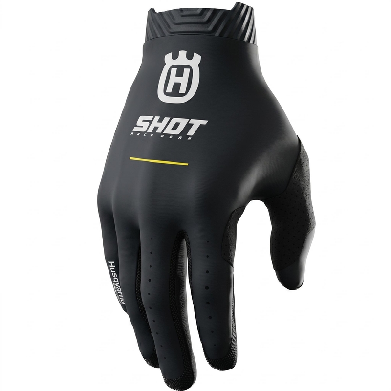 Motocross rukavice Shot Lite HVA 27 crne