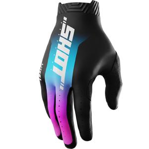 Shot Lite Skin motokros rukavice plavo-ružičaste