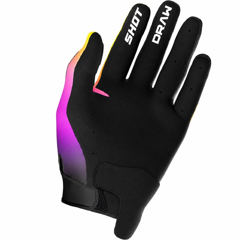 Dječje motokros rukavice Shot Draw Shade, ružičasto-fluo žute