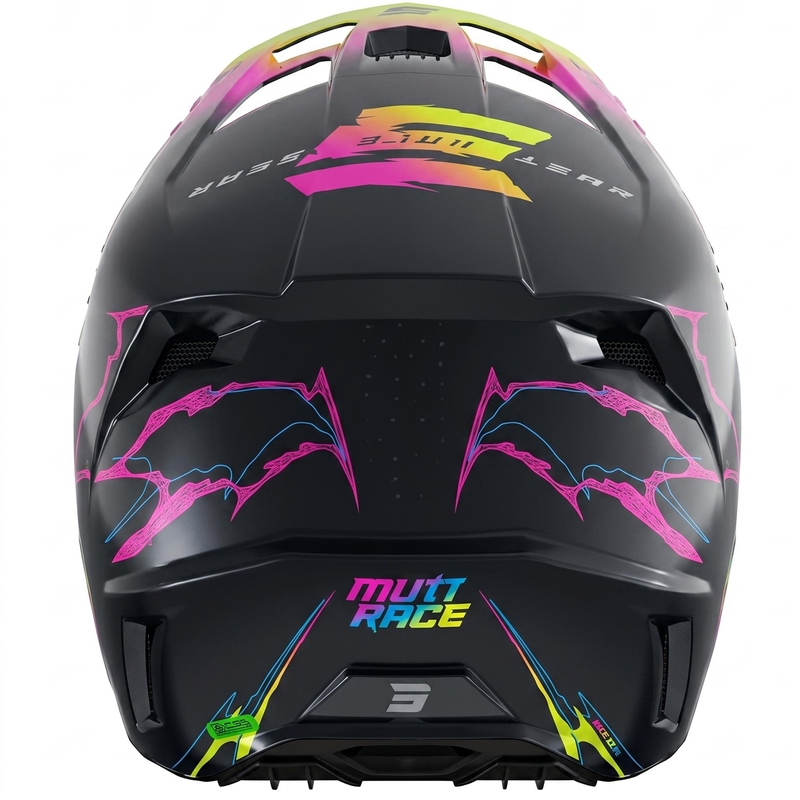 Motokros kaciga Shot Speed Rac biserno plava
