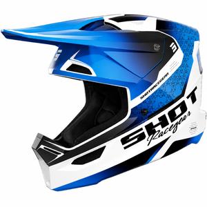 Dječja motokros kaciga Shot Furious Stream, sjajno plava