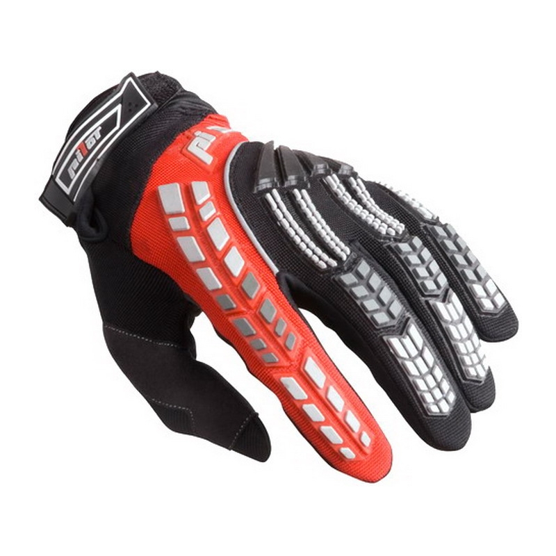 MX motociklističke rukavice Pilot crno/crvene