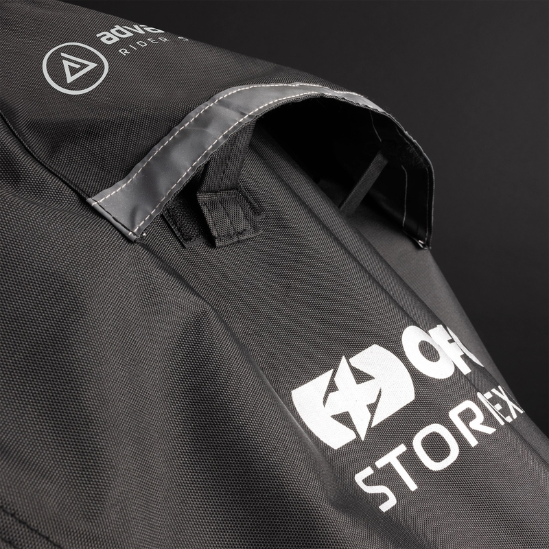 Navlaka za motocikl Oxford Stormex Pro (s prtljažnikom) crna